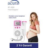 Acura Fetal Doppler Pembe Bebek Nabız Duyma Cihazı - 1x1x1