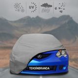 Acura Rsx (2002 - 2007) Oto Branda Su Geçirmez Miflonlu Araba Brandası Klipsli Araba Çadırı - Gri - Bağlantı Klips