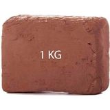 Acuto Kahverengi Seramik Hamuru 1 kg Kırmızı Seramik Çamuru Toprak Doğal Kırmızı Kil Oyun Hamuru Çamuru - Kiremit