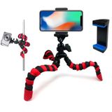 Acuvar 12" İnç Esnek Kamera Tripod Sarılabilir Disk Ayakları ve Hızlı Çıkarma Plakası + Tüm Akıllı Telefonlar için Evrensel Akıllı Telefon Montajı