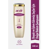 Acvit 330 ml Boyalı ve İşlem Görmüş Saçlar İçin Doğal Bakım Şampuanı