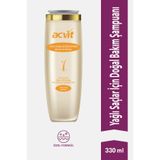 Acvit 330 ml Yağlı Saçlar İçin Doğal Bakım Şampuanı