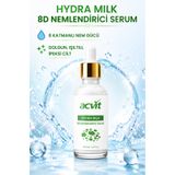 Acvit Hydra Milk 8D Hyaluronik Asit Nemlendirici Serum 30 ML | Yoğun Nem & Bariyer Güçlendirici