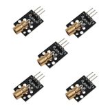 Acxico Arduino AVR PIC KY-008 Lazer Verici için 5 Adet 5V Sensör Modülü Kartı