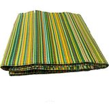 ACY STORE Katlanabilir Plastik Hasır Kilim Dış Mekan Piknik Kamp Sergisi Çift Dikiş - 180 x 270 cm - Yeşil