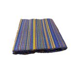 ACY STORE KATLANABİLİR PLASTİK HASIR KİLİM DIŞ MEKAN PİKNİK KAMP SERGİSİ ÇİFT DİKİŞ (Mavi, 175 X 220 CM)