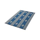 ACY STORE Plastik Piknik Hasırı 180 x 380 cm (Çift Mekik) Sergi Hasır Kilim Cami Bağ Bahçe Piknik Plaj Hasırı - Mavi