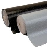 ACY STORE Pvc Paralı Muşamba Çeşitli Ebatlarda Siyah ve Gri Renk Zemin Döşeme Muşambası Paspası (200 X 1 MT, GRİ)