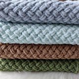 A&D Handmade El Örgüsü Puffy Peluş Bebek Battaniyesi>Bebek odası>100*100 cm