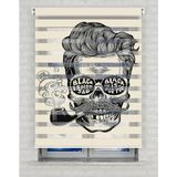 AD Home Pipo Içen Adam Baskılı Zebra Perde - Gece Gündüz Kullanıma Uygundur - Genç Odası Perdesi | Kokusuz Mürekkeple Basılmış Zebra Perdeler ile Sende Tarzını Yansıt! | 1 Dakikada Pratik Montaj - 150 x 280 cm - Renkli