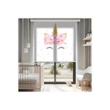 AD Home Sevimli Kedicik Baskılı Stor Perde - Güneşlik - Kız Çocuk, Bebek Odası Perde (525_S) (A+ KALİTE)