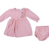 AD23261 Kız Bebek Elbise 3-6/6-9/9-12/18-24 AY