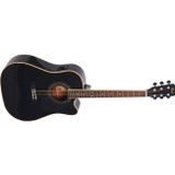 AD880CEBK Elektro Akustik Gitar, Siyah, Ladin Kapak, Arka &y