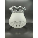 Ada Avize Fanus Mat Avize Camı (Boy 13 Cm,çap 11 Cm) - Mat Beyaz