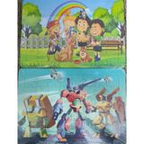 Ada Çanta Kırtasiye 2 Adet Puzzle Yap Boz (33CM*23CM*40PARÇA) (Robotlar/yıldız Kardeşler Figürlü)