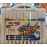 Ada Çanta Kırtasiye 24 Lü Akrilik Marker Kalem Seti 24 Renk GL1990335