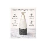 Ada Crafts Modern Seramik Sıvı Sabunluk 360 ml – Şık Tasarımlı Banyo & Mutfak Sabun Dispenseri