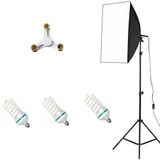 Ada Greenbox 3 Duylu Softbox +2m Işık Ayağı + 3X30 Wat LED Lamba (8100 Lümen)
