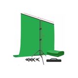 ADA GREENBOX Yeşil Ekran Arka Plan Standı ,oyun,Fotoğraf , Stream, Chroma Key 1.5 x2M GreenScreen Backdrop Kiti