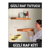 ADA HIRDAVAT Uçan Raf Gizli Raf Tutucu Kolay Montaj Aparat Seti / Uzun Raf Kiti UÇAN RAF BÜYÜK