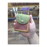 ADA Leather Viral Cüzdan Limon Yeşili El Yapımı Hakiki Deri Cüzdan | El Dikişi | Minimal Tasarım |...
