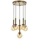 Ada Modern Avize E27 72w 50cm Metal Eskitme Avonni-av-1781-6et Kaplama