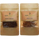Ada Natural Kiraz Sapı 50 Gr. + Mısır Püskülü 50 Gr. Detoks Çayı