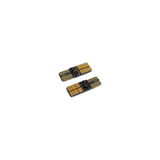ADA OTO T10 LED Turuncu/Amber 12V Park LED Plaka Tavan LED Ampul 24 Led (2 adet 1 Takım)