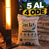 Ada Pelet Çam Peleti Yakıtı 15 kg – Doğal Ahşap Pelet