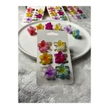 ADAA GIFT 6 Adet Kadın KÜÇÜK BOY Lotus Çiçeği Toka 2 cm
