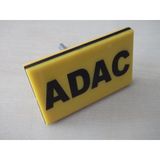 Adac Yazılı Vidalı Panjur Arması Sarı 1.Kalite (Adac Vidalı Arma) R12 M131, M124 Panjur Arması