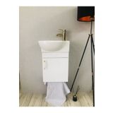 AdaGrup Yapı Adagrup Banyo Ve Tuvalet Mini Köşe Lavabo 28*45 Cm (banyo Dolabı Dahil)