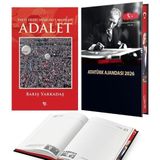Adalet - Barış Yarkadaş ve 2026 Atatürk Ciltli Ajanda