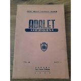 Adalet Dergisi Mart 1957, Yıl:48,Sayı:3 "İngiliz Hukukunda Kıymetli Evrak" (Sahafiye Kitap)