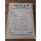 Adalet Dergisi, Mayıs-Ağustos 1976, Yıl:67,Sayı:3-4 "Esat Şener: İkameli Vasiyetler" (Sahafiye Kitap)