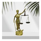 Adalet Kadını 10" Masaüstü Bronz Heykel
