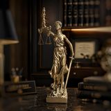 Adalet Tanrıçası Themis Heykeli, 53 cm Lady Justice Biblo, Hukuk Ofisi Dekoru Avukata Hediye