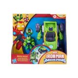 Adalı Store Iron Man Aksiyon Figürü ve Arkadaşları, 2-In-1 Eğlenceli Oyun - Ahşap
