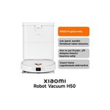 Adalı Store Robot Vacuum H50 Beyaz Akıllı Robot Süpürge + Paspas - 10000 Pa Emiş Gücü ( Xiaomi Tr