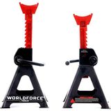 Adalı Store Worldforce 3 Ton Kapasiteli Kriko Standı - Araç Sehpası 2'li Set - Adaçayı Yeşili