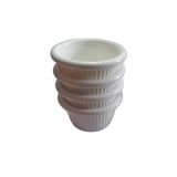 Adalinhome 1. Kalite Polikarbon Kırılmaz Sosluk / Reçellik /minimal Kase 24'lü - Beyaz