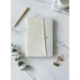 Adalinhome Atakids Lizy Velur Desen Yandan Cepli Çizgili Tarihsiz Ajanda – 112 Yaprak (13×21 Cm) - Bej