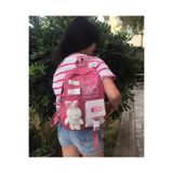 Adalinhome Kore Model Anaokulu Sırt Çantası Gül Kurusu Unisex, Orta, ADYVKRE, Gül Kurusu, üniseks-çocuk