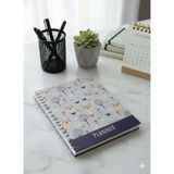 Adalinhome Spiral Haftalık Aylık Planlayıcı Defter | Stickerlı Organizer | Ajanda & Günlük Plan Defteri - Lacivert