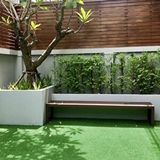Adalizza Çim Halı Suni Yapay 7 Mm Dekoratif Kesme Kaymaz Balkon Bahçe Teras Yeşil Renkli Halı