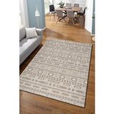 Adalizza Modern Tasarımlı Jüt Dokuma Loop Sisal Kahve Renk Halı Kahverengi