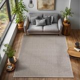 Adalizza Yumuşak Bukleli Sisal Jüt Salon Oturma Odası Kahverengi Renkli Halı