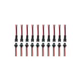 Adam 10 Takım 2 Pin Kablolu 10 cm Konnektör Led Soket Fiş