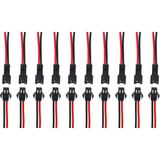 Adam 10 Takım 2 Pin Kablolu Konnektör LED Elektrik Bağlantı Soket Fiş Dayanıklı Yapı ile