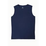 Adam Boxes O-Yaka Kolsuz T-shirt Cuerposino - Parlament Mavisi